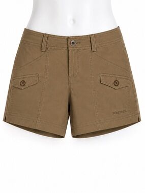 Size 8 Marmot Women’s Hiking Utility Cargo Shorts Khaki Outdoor Trail